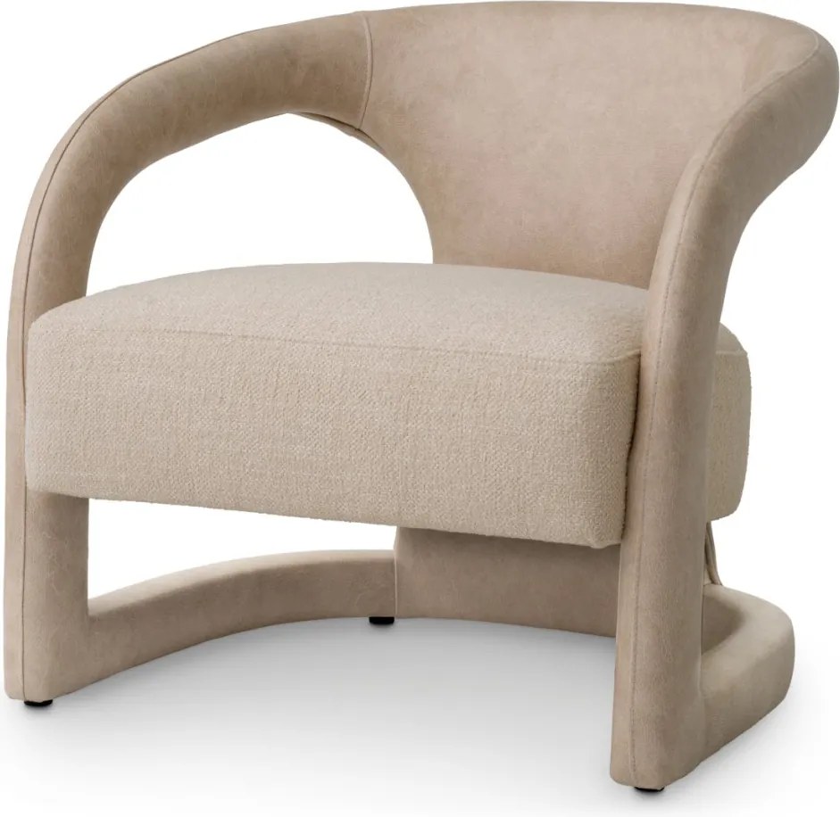 Fotoliu design LUX tapitat Voletta