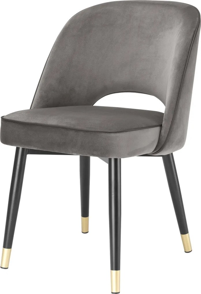 Set de 2 scaune design elegant Cliff, gri 114313 HZ