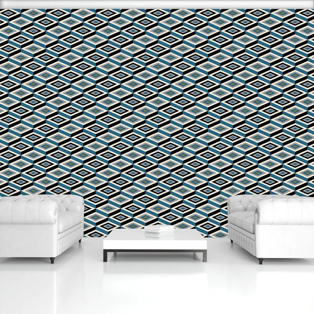 Fototapet - Romburi - ornament (152,5x104 cm)