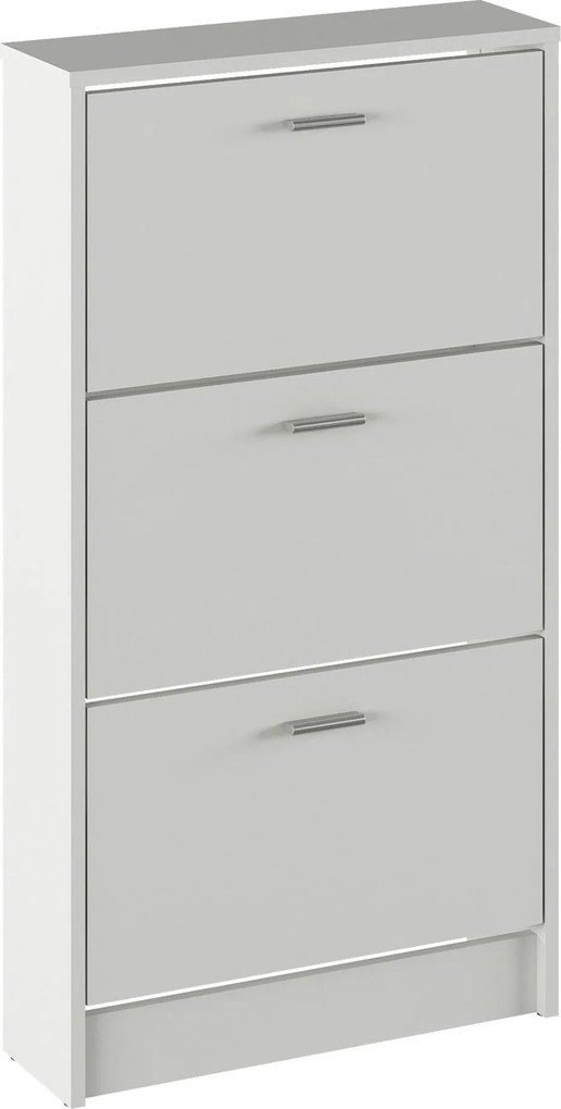Pantofar MOBI 13, alb, DTD laminat/PAL, 58x18x107 cm