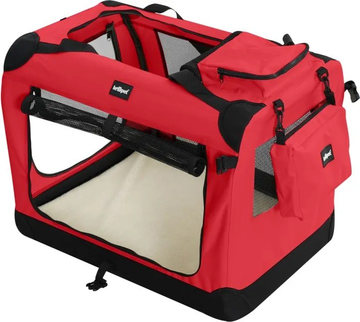 Leopet Cutie de transport pentru câini S, 49,5 x 34,5 x 35 c