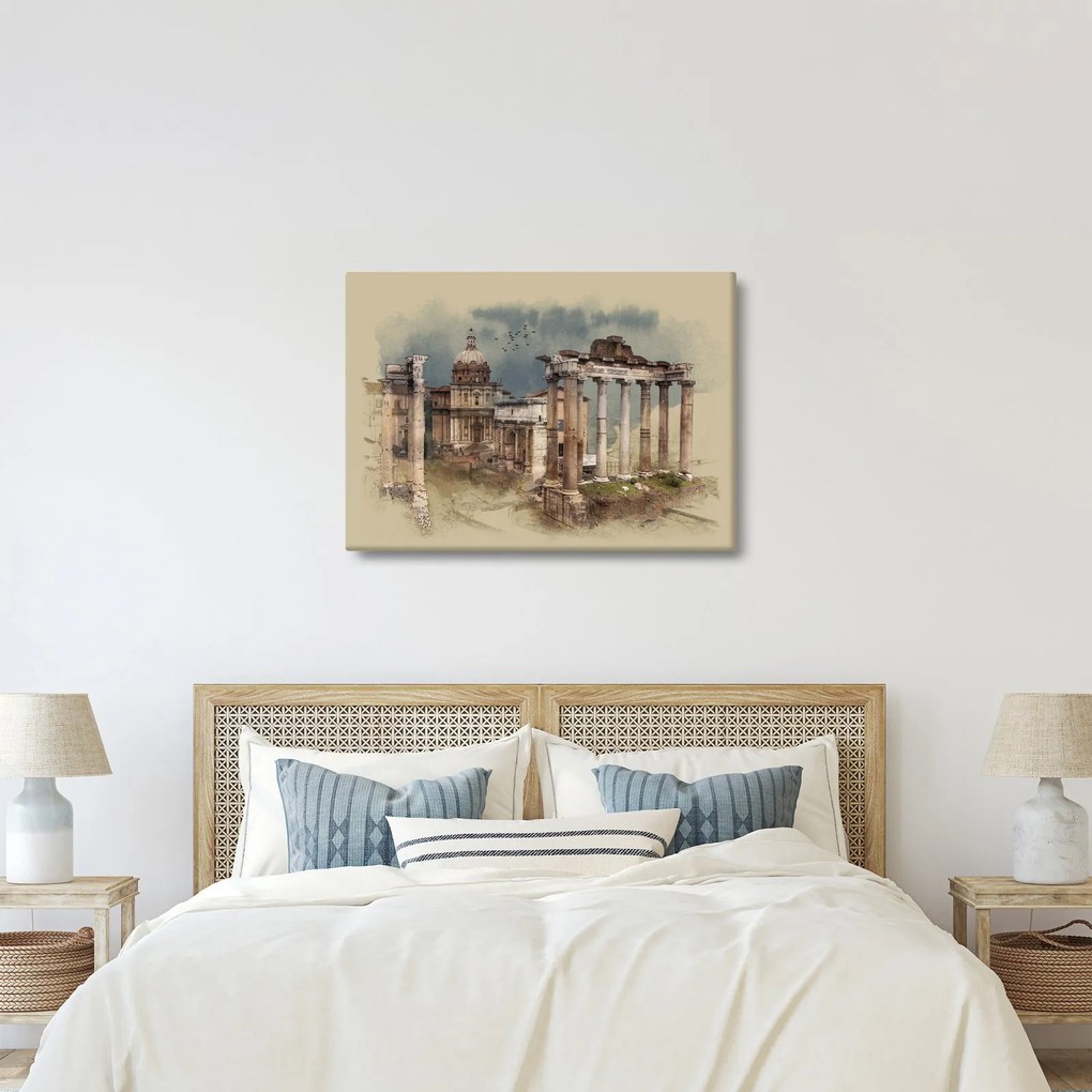 Tablou - Forumul Roman, Roma, Italia (70x50 cm)