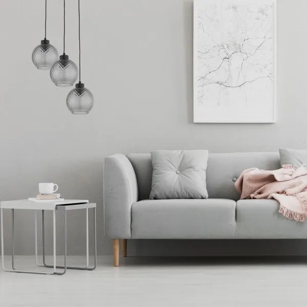 Lustră pe cablu DEVON 3xE27/15W/230V