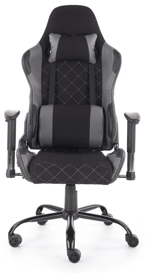 Scaun gaming Drake, negru/gri