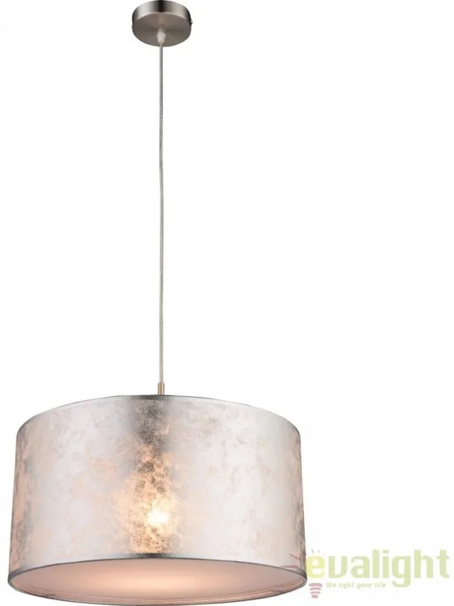 Lustra aplicata design modern argintie AMY I 15188H GL