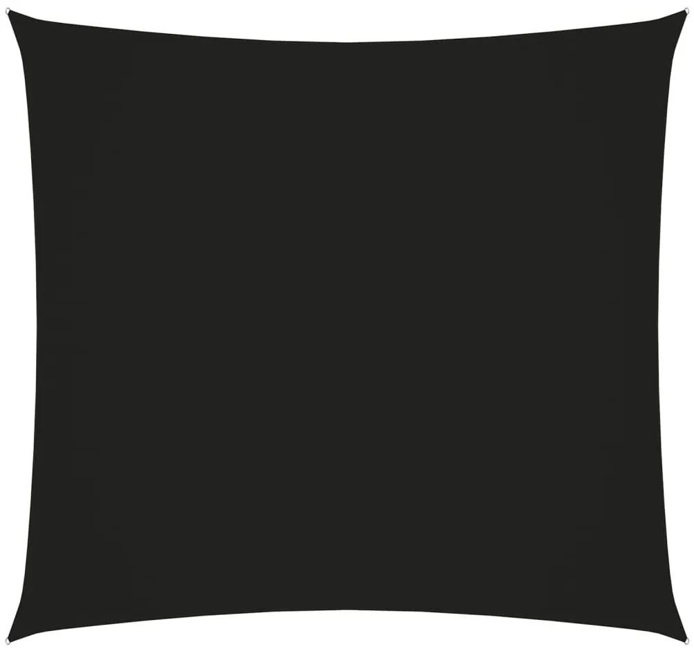 Parasolar, negru, 2x2 m, tesatura oxford, patrat Negru, 2 x 2 m