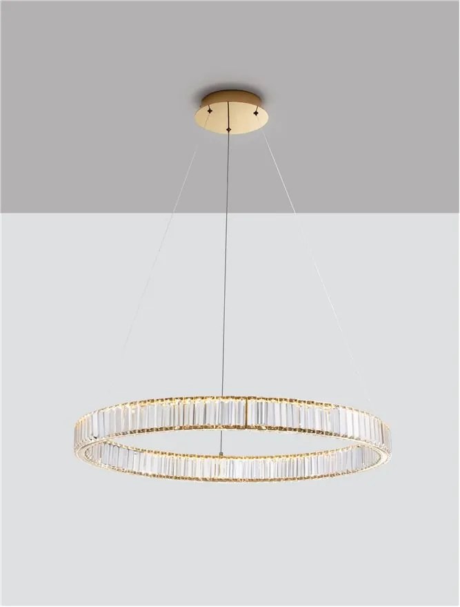 Lustra LED suspendata cristal design elegant AURELIA 47W