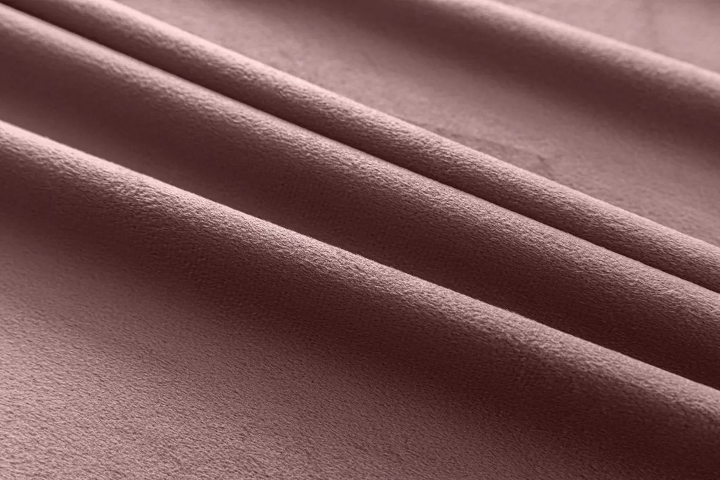 Draperie opaca violet deschis VELVET 135x250 cm Agățat: Inele metalice