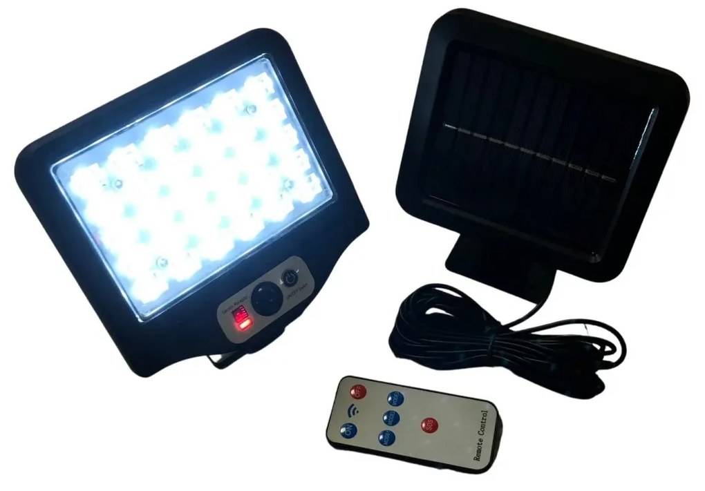 Lampa solară de perete cu panou solar WORTH AIR W-780-7
