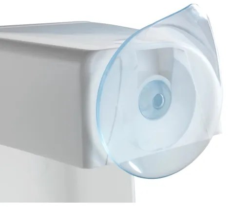 WENKO SECURA - Scaun pentru cadă, 40 x 31 cm, alb/transparent - 73361100