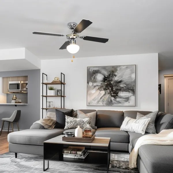 Ventilator de tavan ZEVENTI NAVAGIO 1xE27/60W/230V