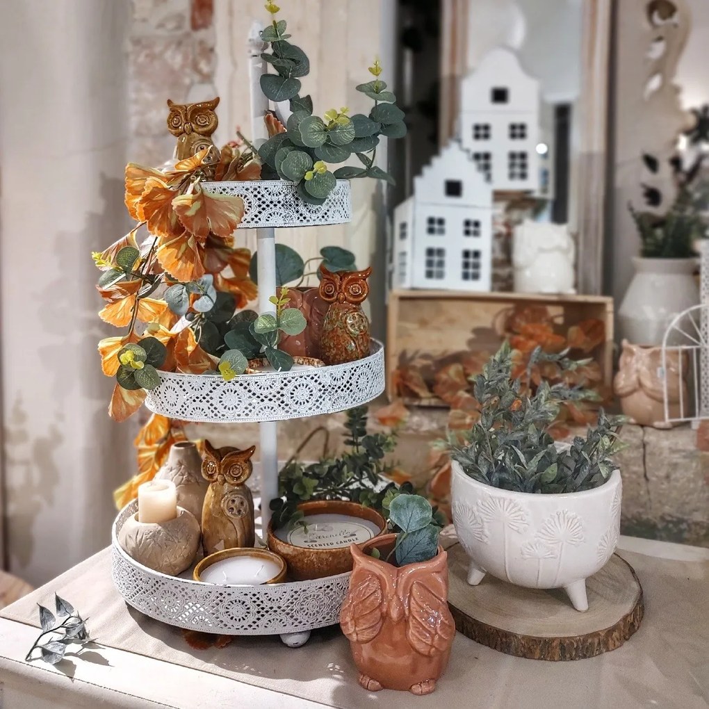 Candela din portelan, Sweet Deco, 9 cm - modele diverse