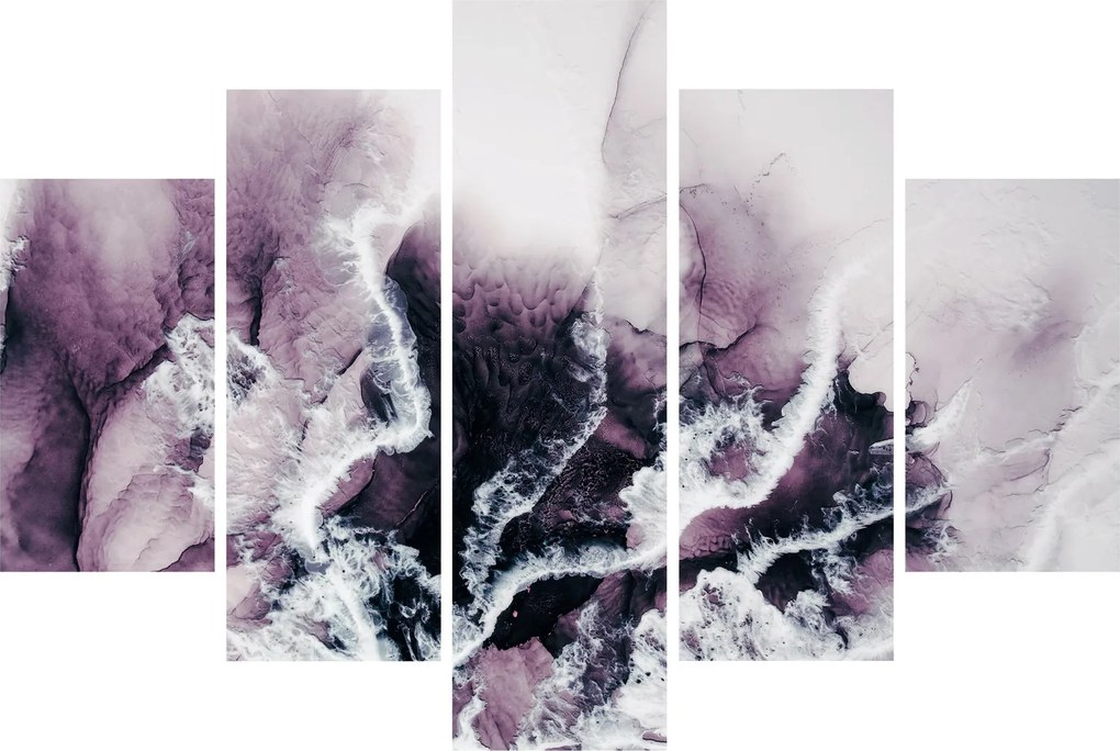 Tablou - Marmură violet N⁰2 (150x105 cm)