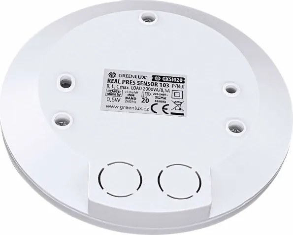 Senzor de prezență PRES SENSOR 2000W, alb