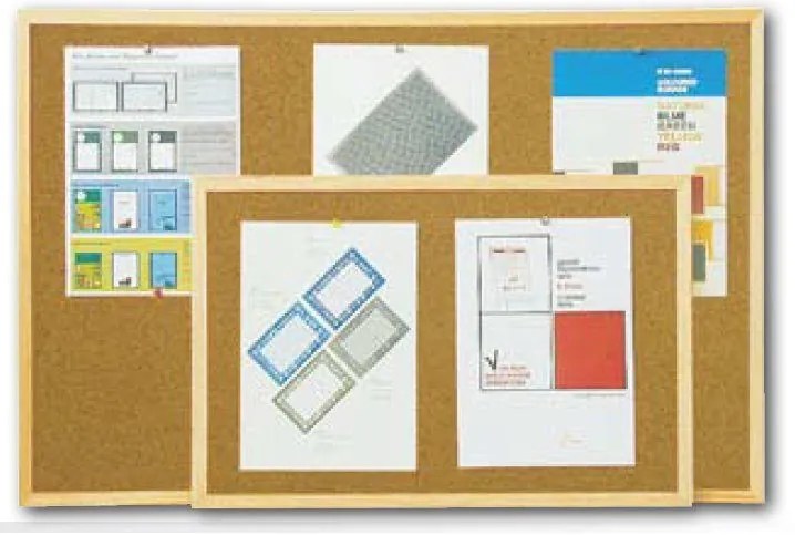Avizier din lemn Cork Board Eco - 60 x 80 cm