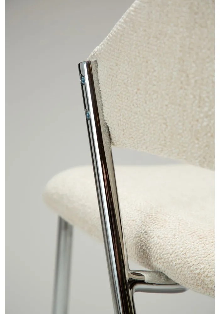 Scaun de dining crem tapițat Zone – DAN-FORM Denmark