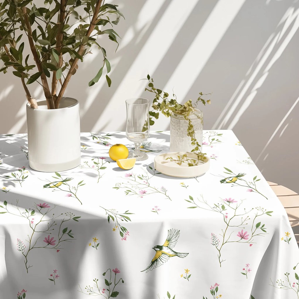 Goldea față de masă 100% bumbac - viața în natură 100 x 140 cm