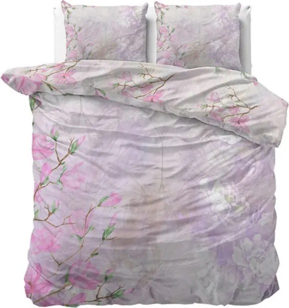 Lenjerie de pat din satin de bumbac HELENA roz Dimensiune lenjerie de pat: 2 buc 60 x 70 cm | 200 x 200 cm