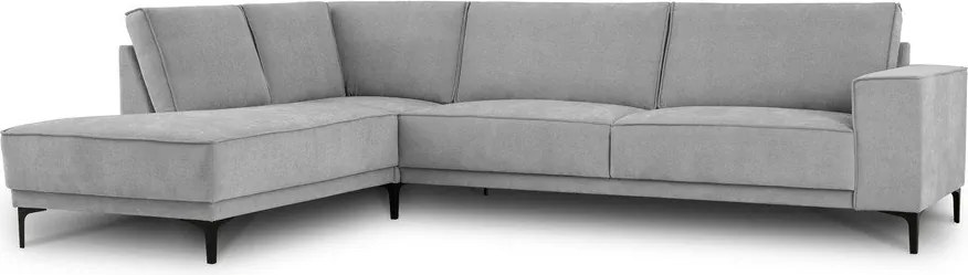 Colțar gri (cu colț pe partea stângă/în formă de ”L”) Copenhagen – Scandic