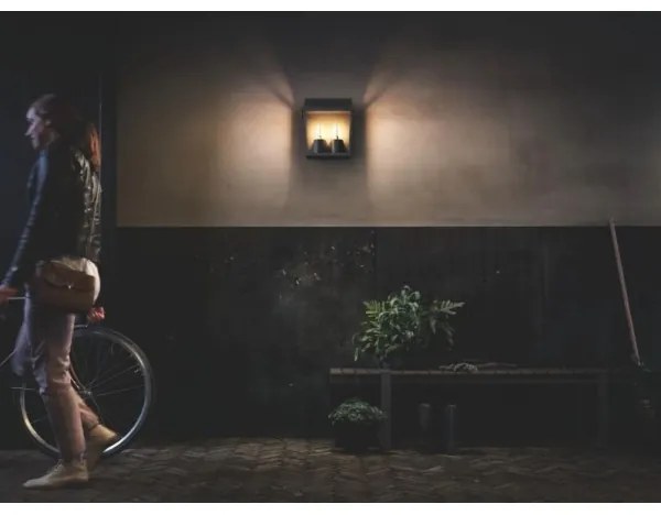 Philips 17235/30/PN - Aplică perete exterior 2xE27/42W/230V IP44