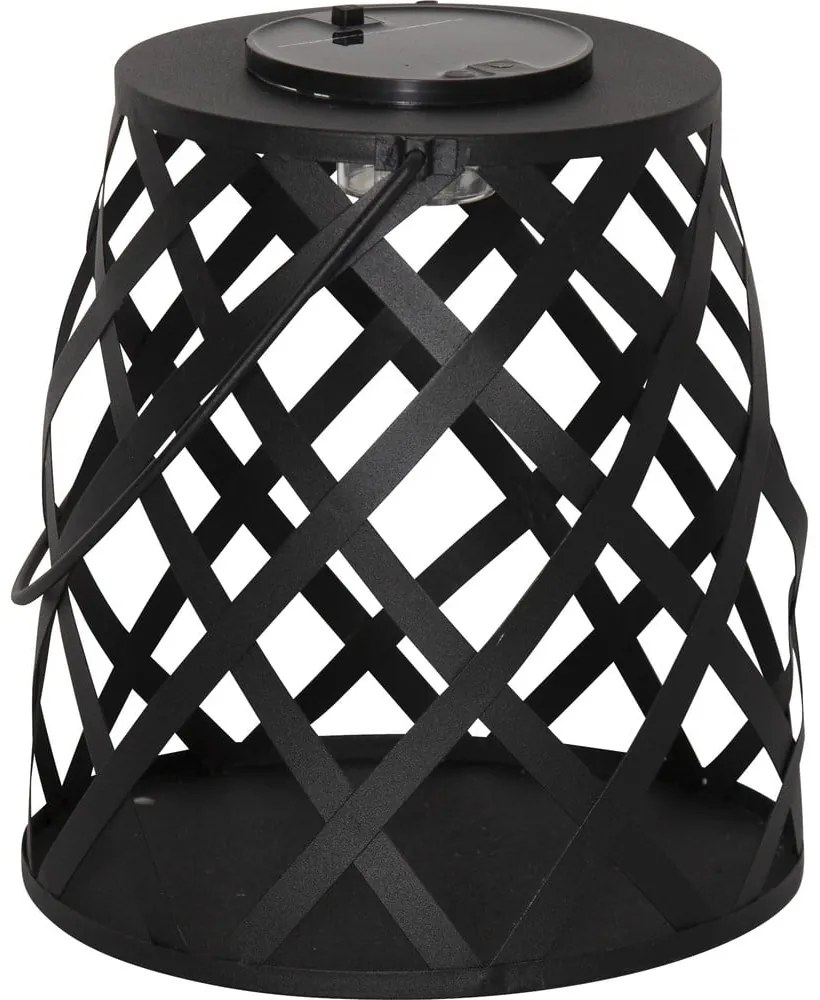 Felinar cu LED Star Trading Calabria, înălțime 20 cm, negru