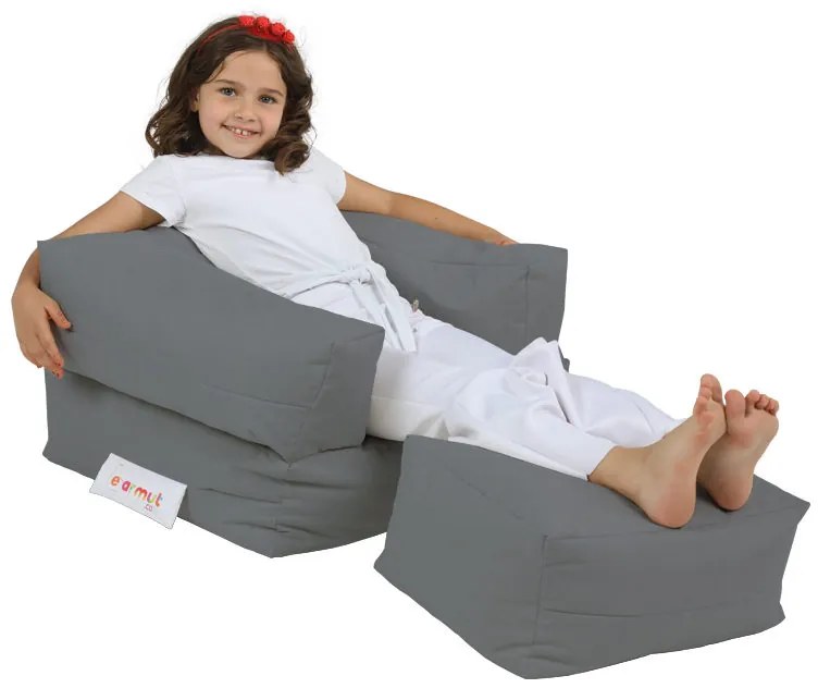 Fotoliu puf Kids (Gri). 1073219
