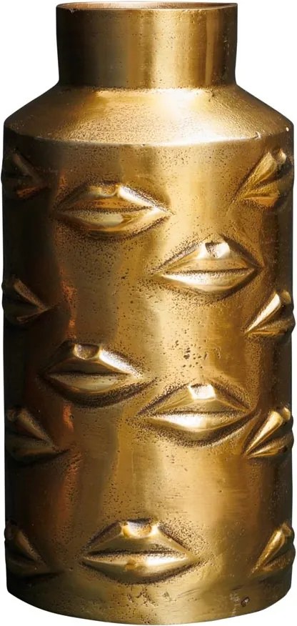 Vaza aurie din metal 16cm Salvador