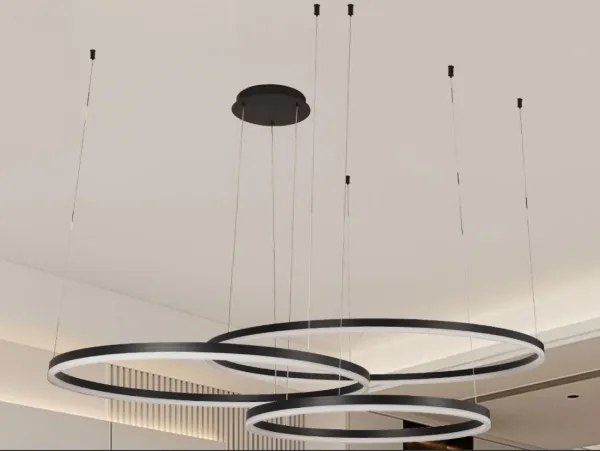 Lustră LED dimabilă pe cablu LED/170W/230V 3000-6500K + telecomandă