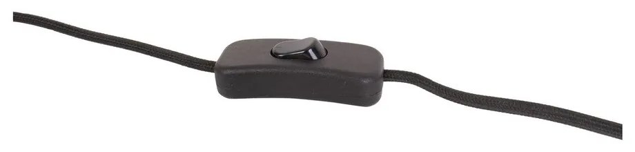 Veioză Leitmotiv Sublime, înălțime 51 cm, negru