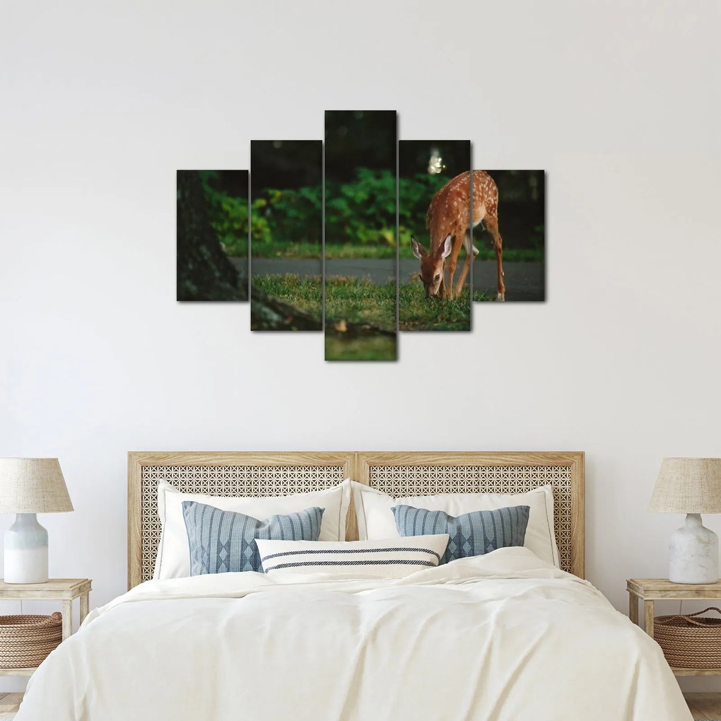 Tablou cu pui de cerb (150x105 cm)