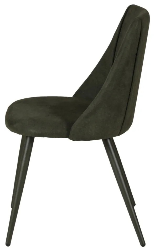 Scaun textil verde inchis Glovy
