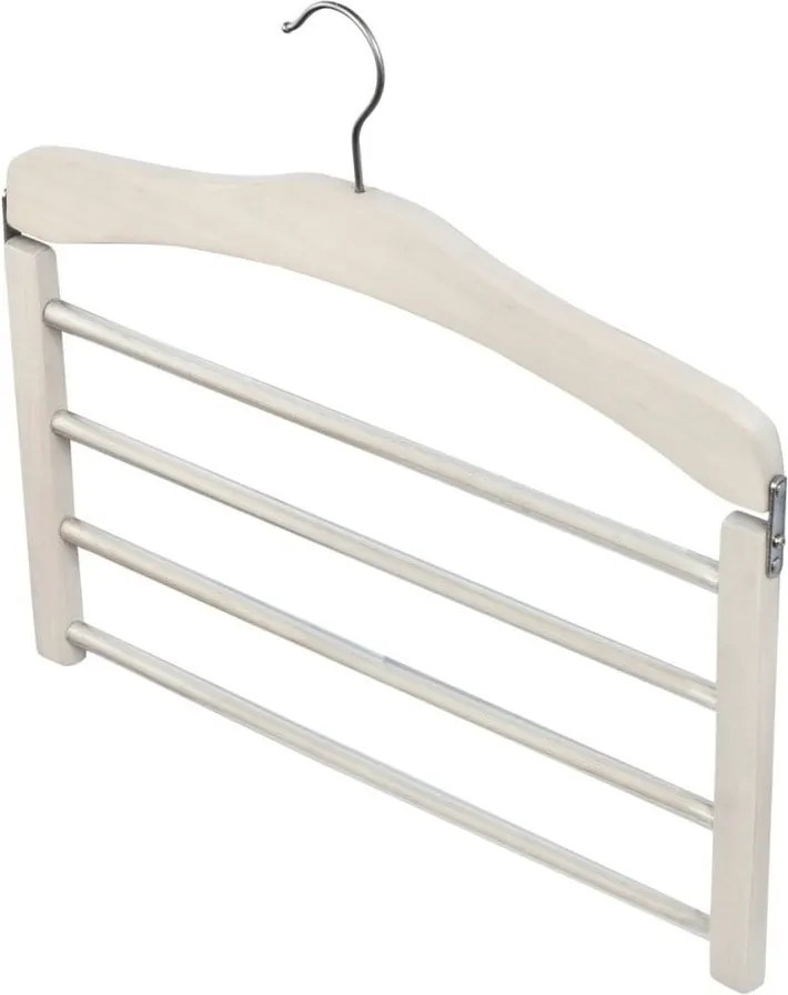 Umeraș pentru 4 perechi pantaloni Domopak Living, culoare deschisă