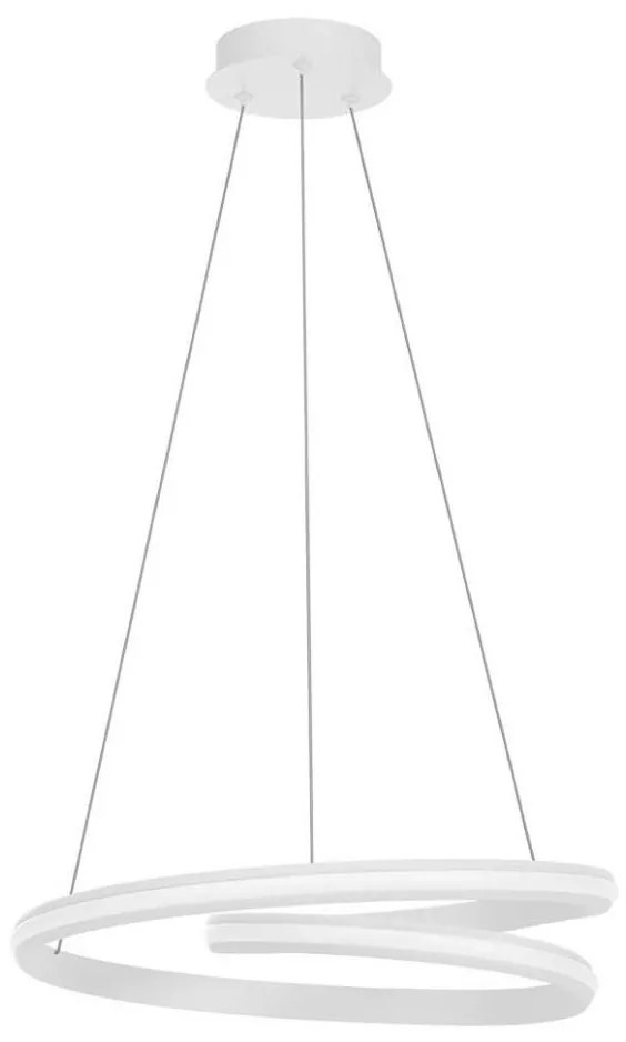 Redo 01-4360 - Lustra LED reglabilă suspendată pe cablu TORSION LED/40W/230V, albă