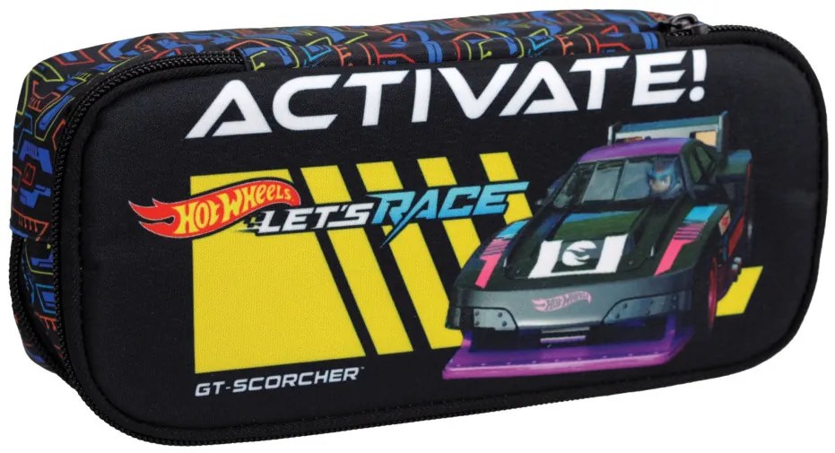 Hot Wheels Activate Penar cu 2 compartimente 26 cm