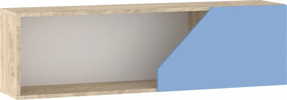 Pax Pax-24 Dulap Agântat 120 1D Stjar Endgrain/Alb/Albastru Luminos