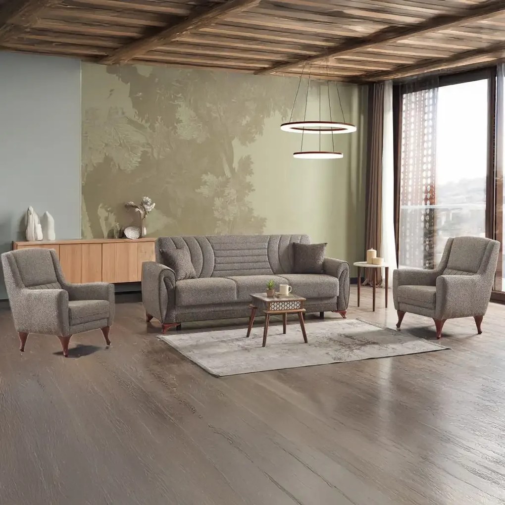 Set canapea cu 2 fotolii Tara Homs