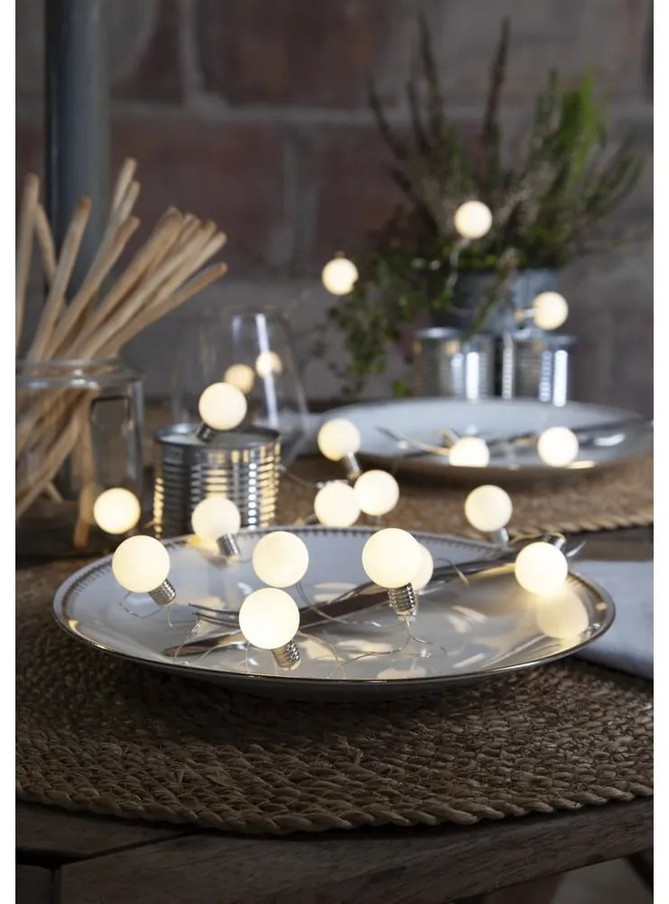 Ghirlandă luminoasă număr becuri 20 buc. cu baterii lungime 300 cm Mini Glow – Star Trading