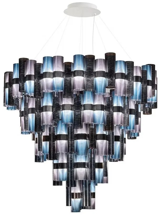 Lustra LED Art Deco de dimensiuni mari, realizata manual LA LOLLO 5XL Gradiet
