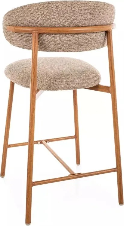 Scaun de bar Elton H-2 Noelle bej 253 / stejar