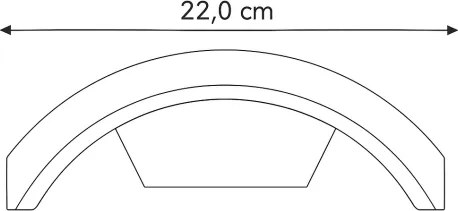 Lampă LED de exterior cu senzor ARCELO LED/9W/230V 50 cm IP54