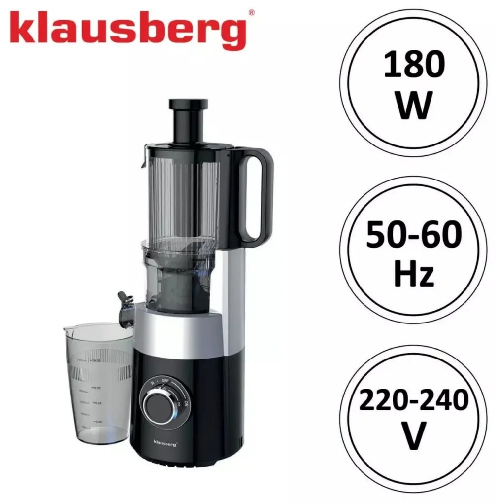 Storcator de fructe vertical Klausberg KB7871, negru