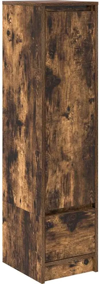 vidaXL Tablou stejar afumat 29,5x34x119,5 cm Lemn prelucrat