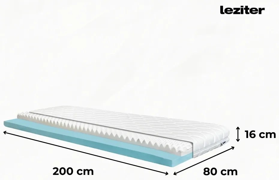 Saltea din spumă DreamX 80x200x16