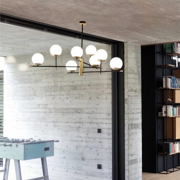 Lustră pe tijă Ideal Lux GOURMET 9xE14/28W/230V