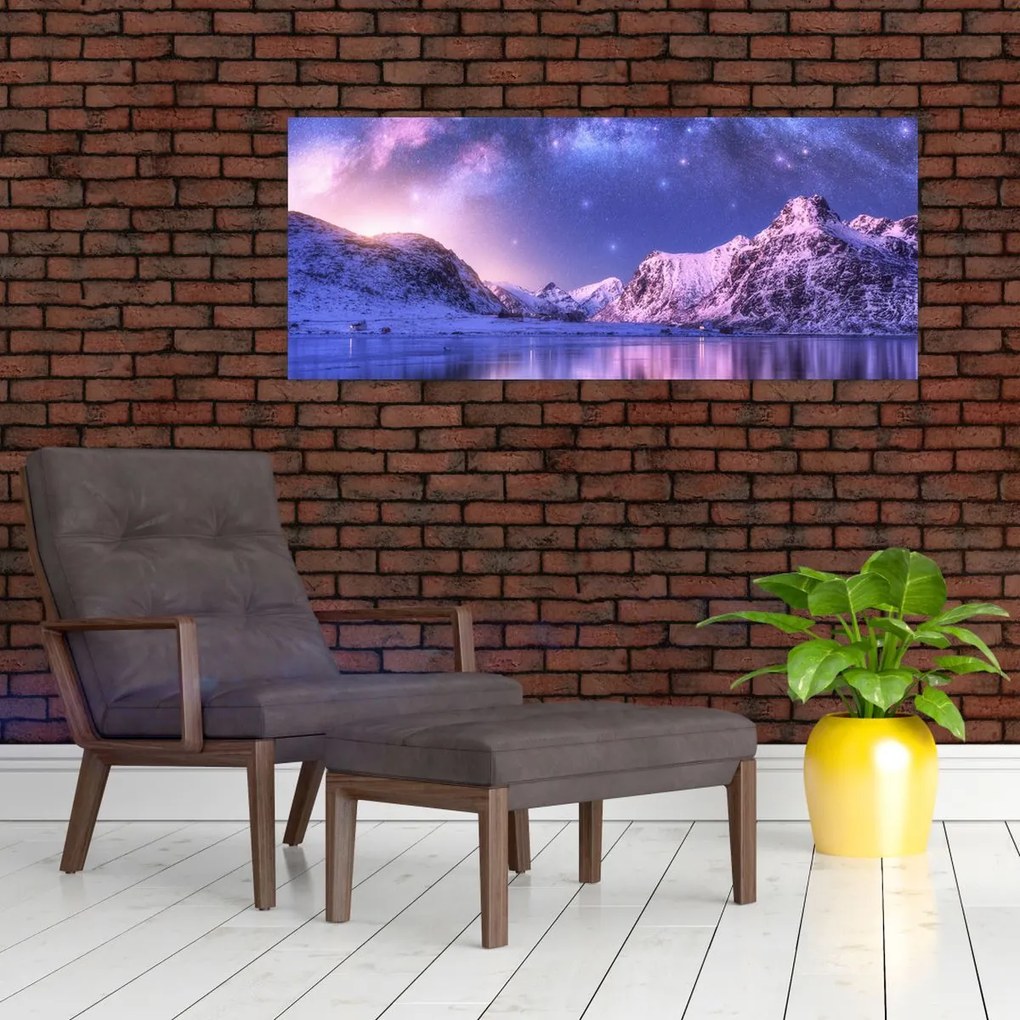 Tablou - Peisaj arctic (120x50 cm)