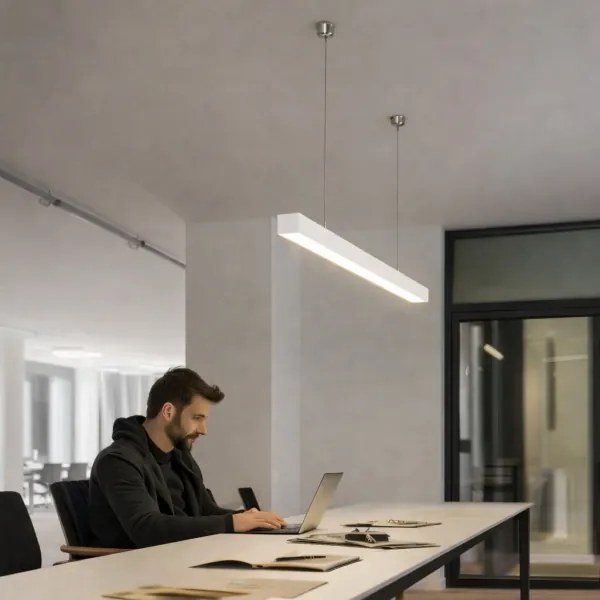 Brilagi - LED Corp suspendat FULLDAY LED/20/30/40W/230V 2700/4000/6000K 120cm alb