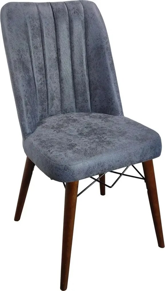 Resigilat:Scaun living tapitat Valentina gri Homs