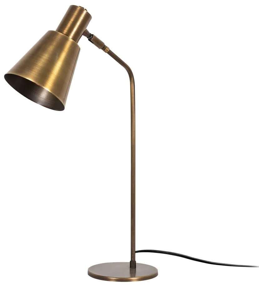 Veioză în culoarea bronz cu abajur din metal (înălțime 50 cm) Sivani – Opviq lights