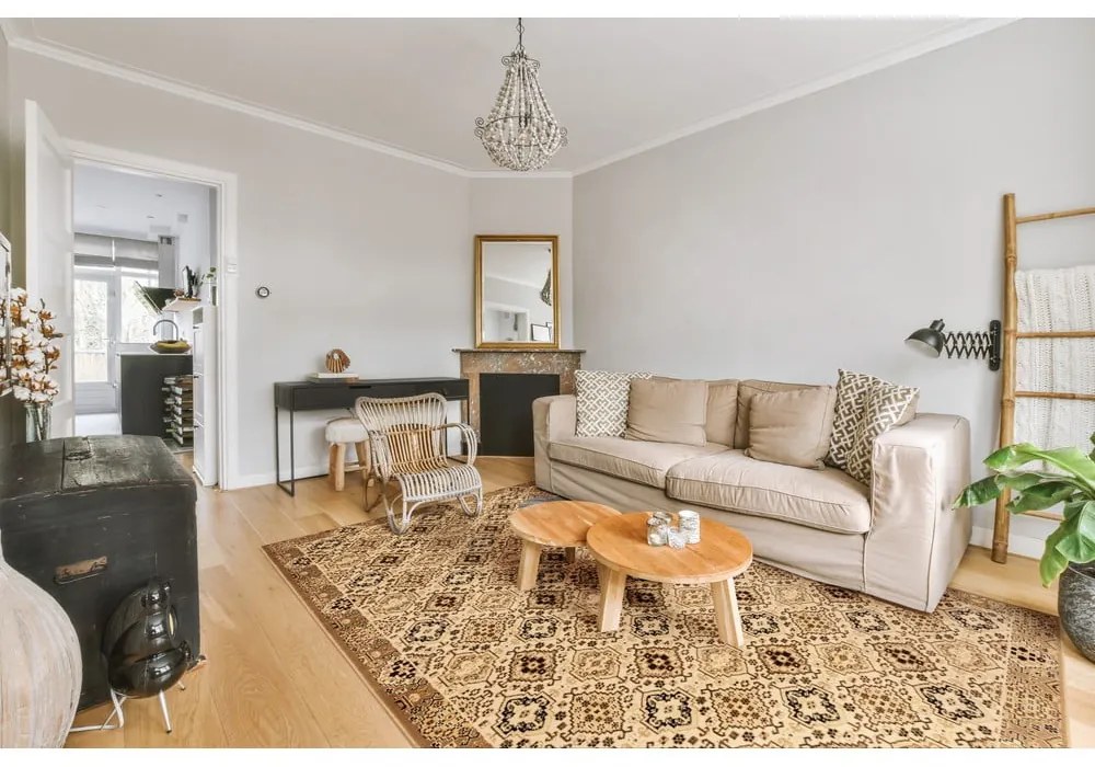 Covor bej-chihlimbar 133x190 cm Iris – FD