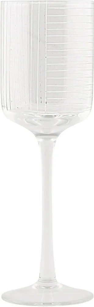 Pahar pentru Vin Alb CHECK - Sticla Transparent Diametru(7cm) H(22cm)